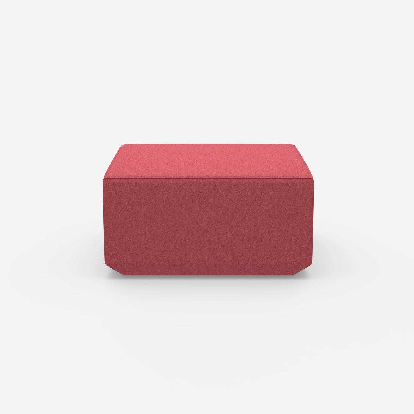 Sitzpouf pink von vorne