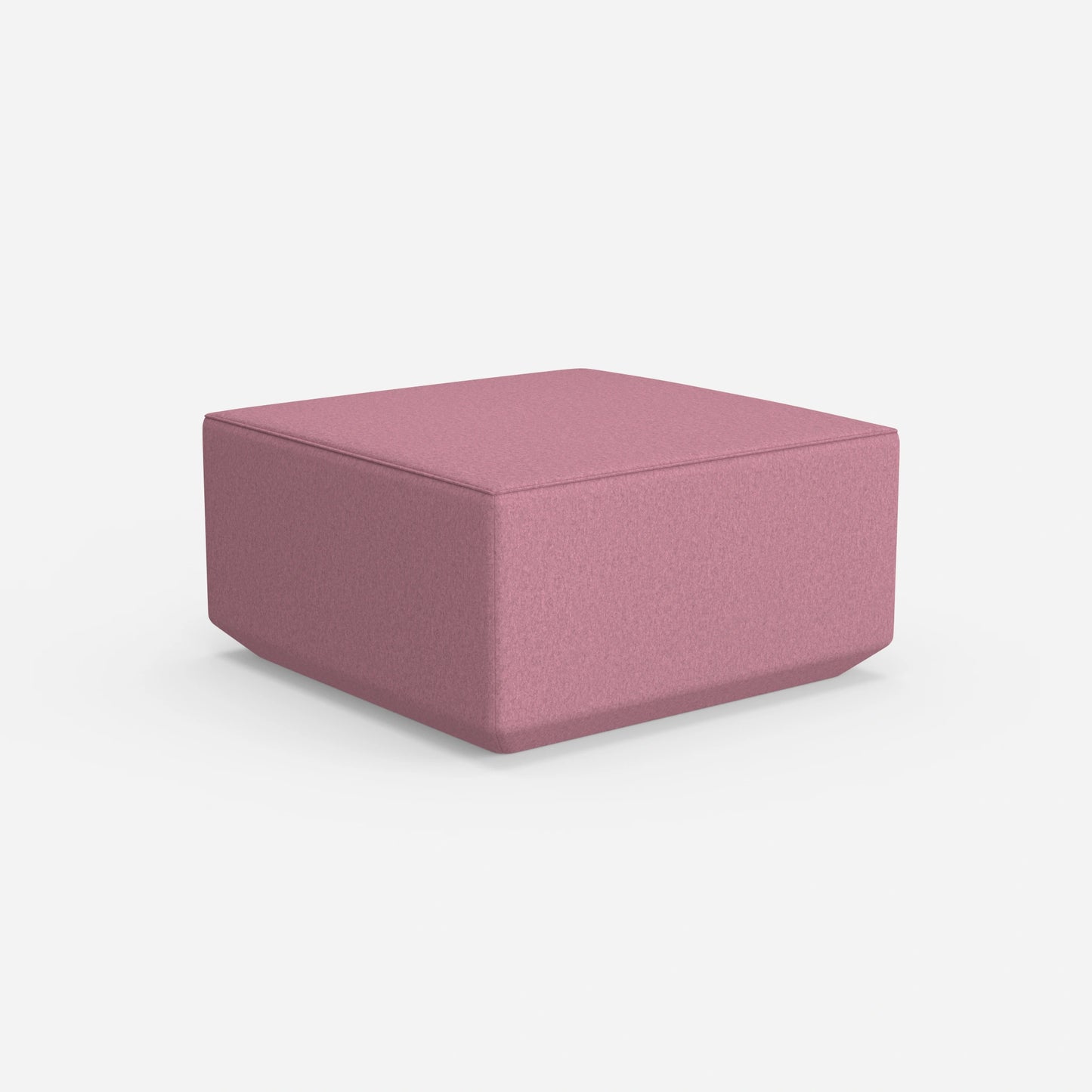 Sitzpouf pink von hinten
