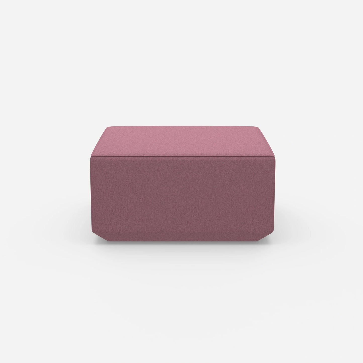 Sitzpouf pink von vorne