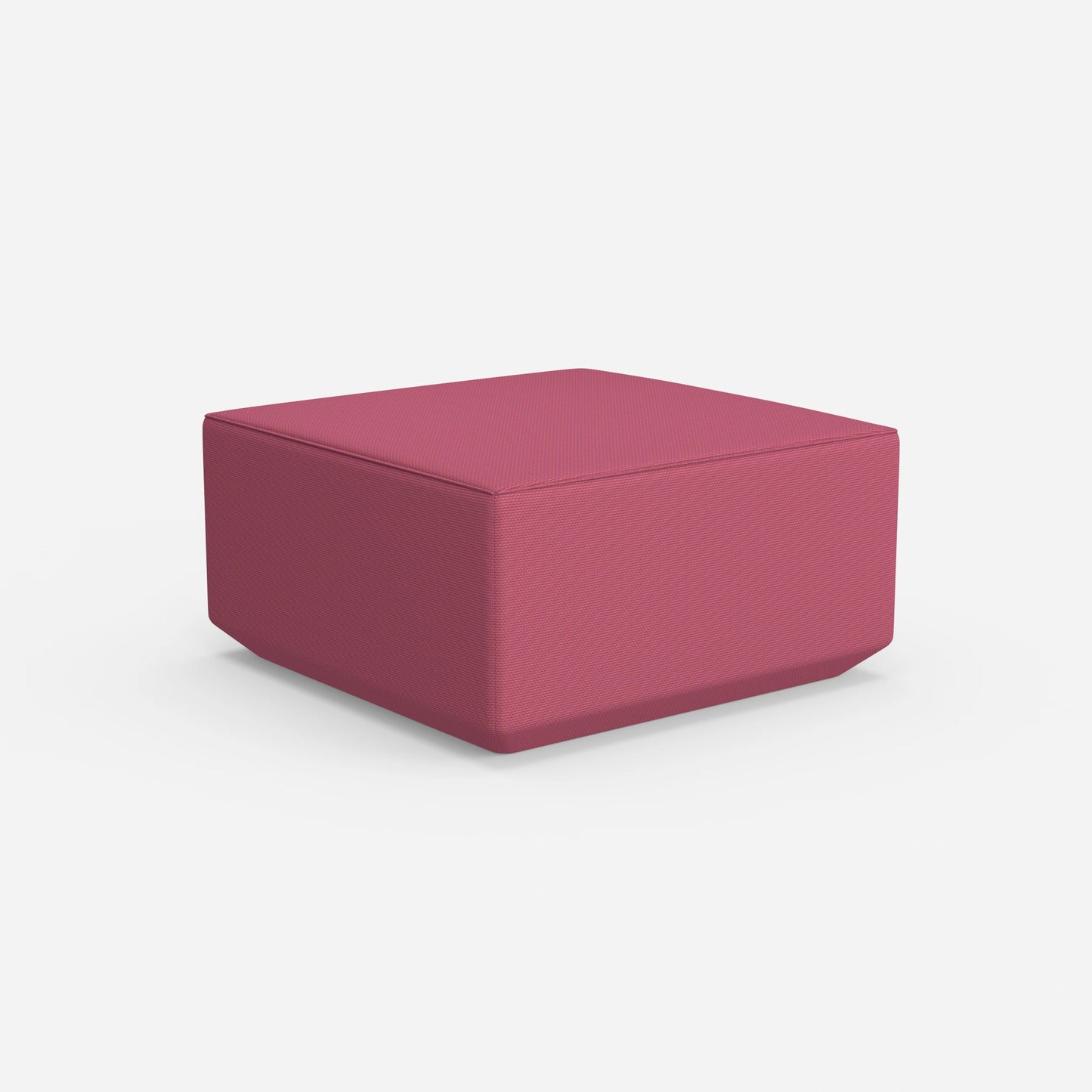 Sitzpouf pink von hinten