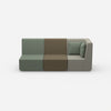 Sofa 3 Sitzer mit hoher Rückenlehne von vorne
