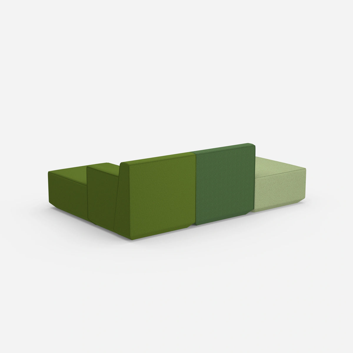 Sofa für 3 Personen von hinten