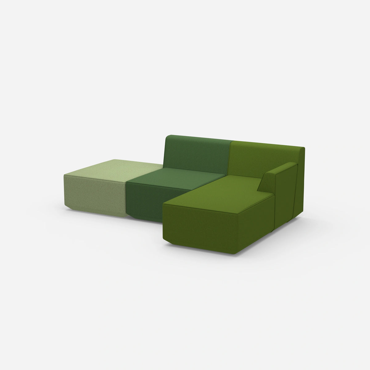 Sofa für 3 Personen von der Seite