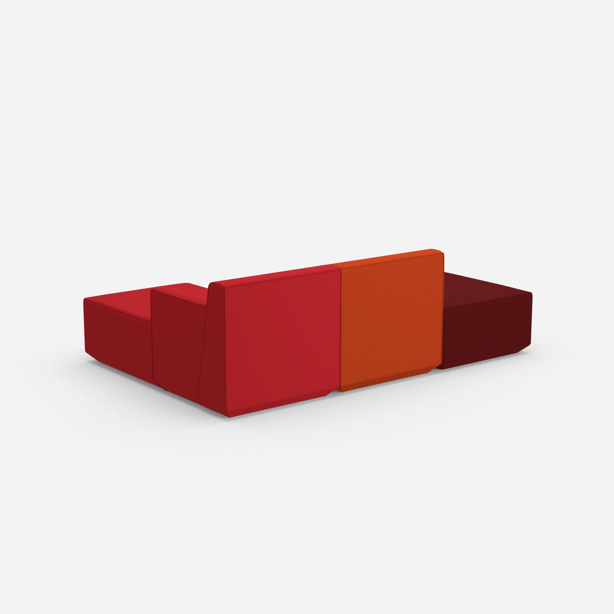 Sofa für 3 Personen von hinten