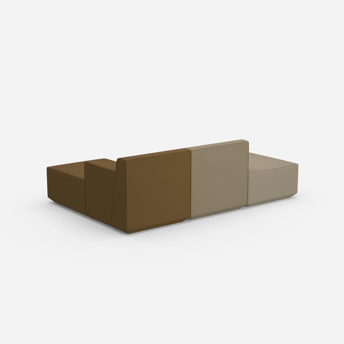 Sofa für 3 Personen von hinten
