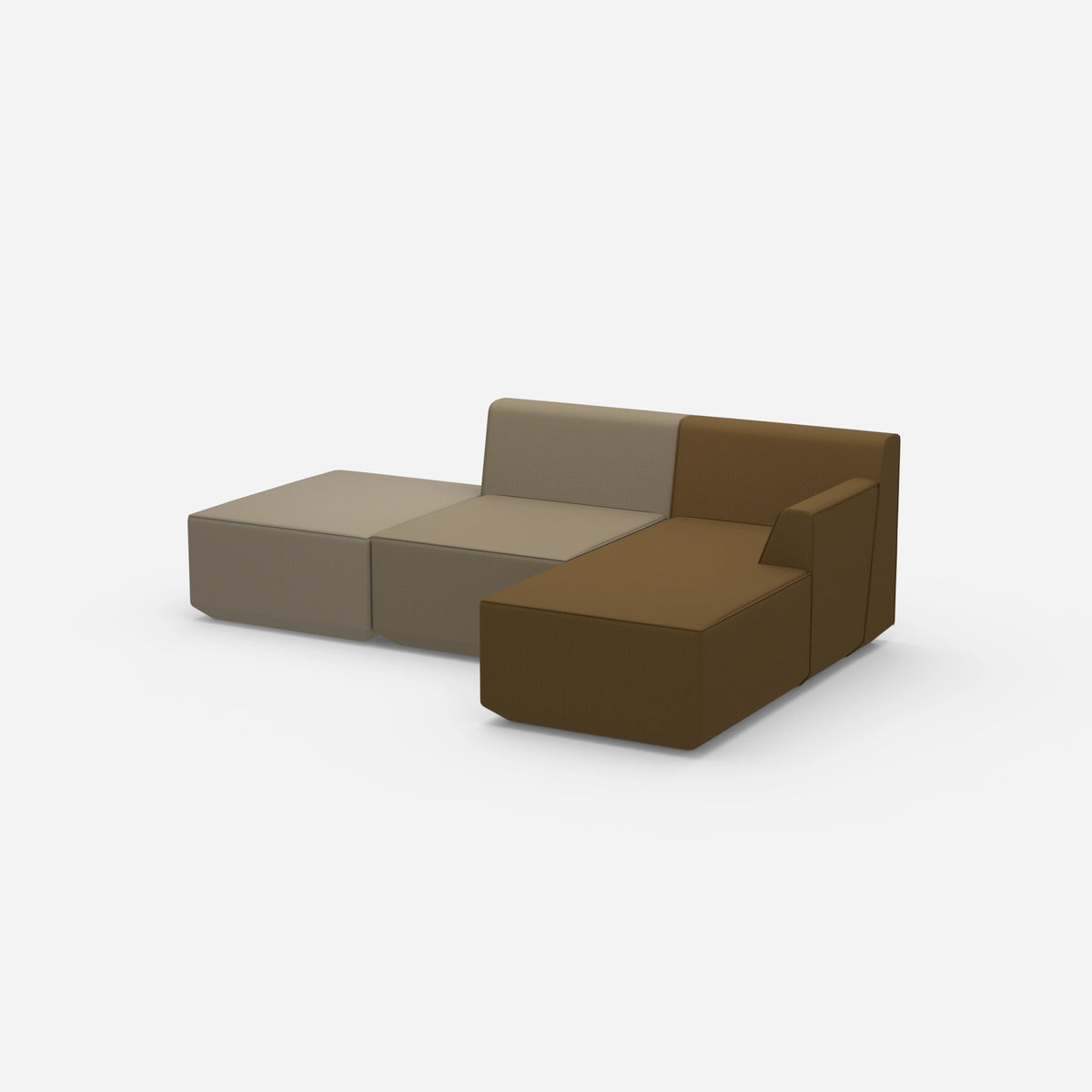 Sofa für 3 Personen von der Seite