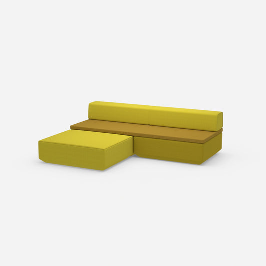Sofa mit Schlaffunktion klein von der Seite