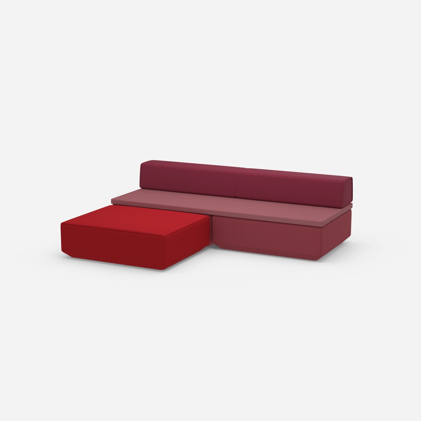Sofa mit Schlaffunktion klein von der Seite