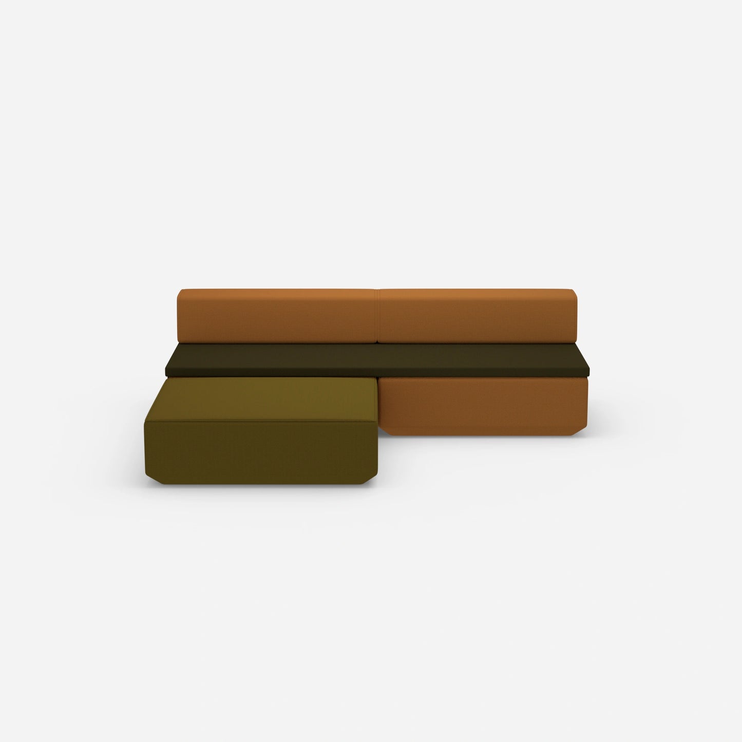 Sofa mit Schlaffunktion klein von vorne