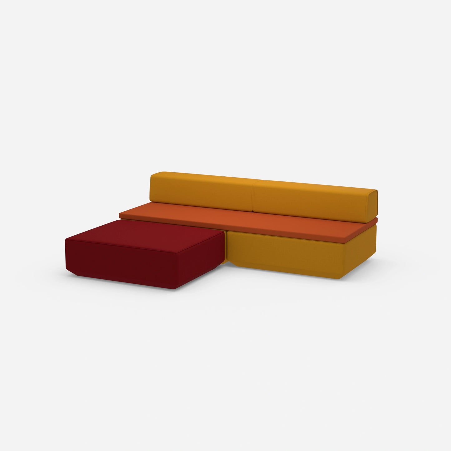 Sofa mit Schlaffunktion klein von der Seite