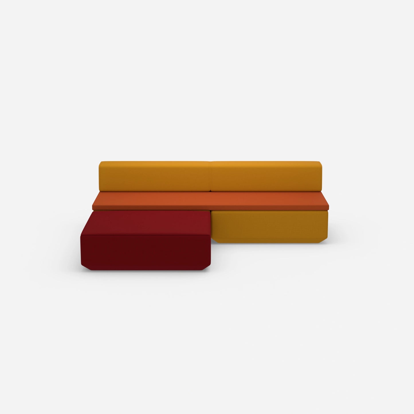 Sofa mit Schlaffunktion klein von vorne