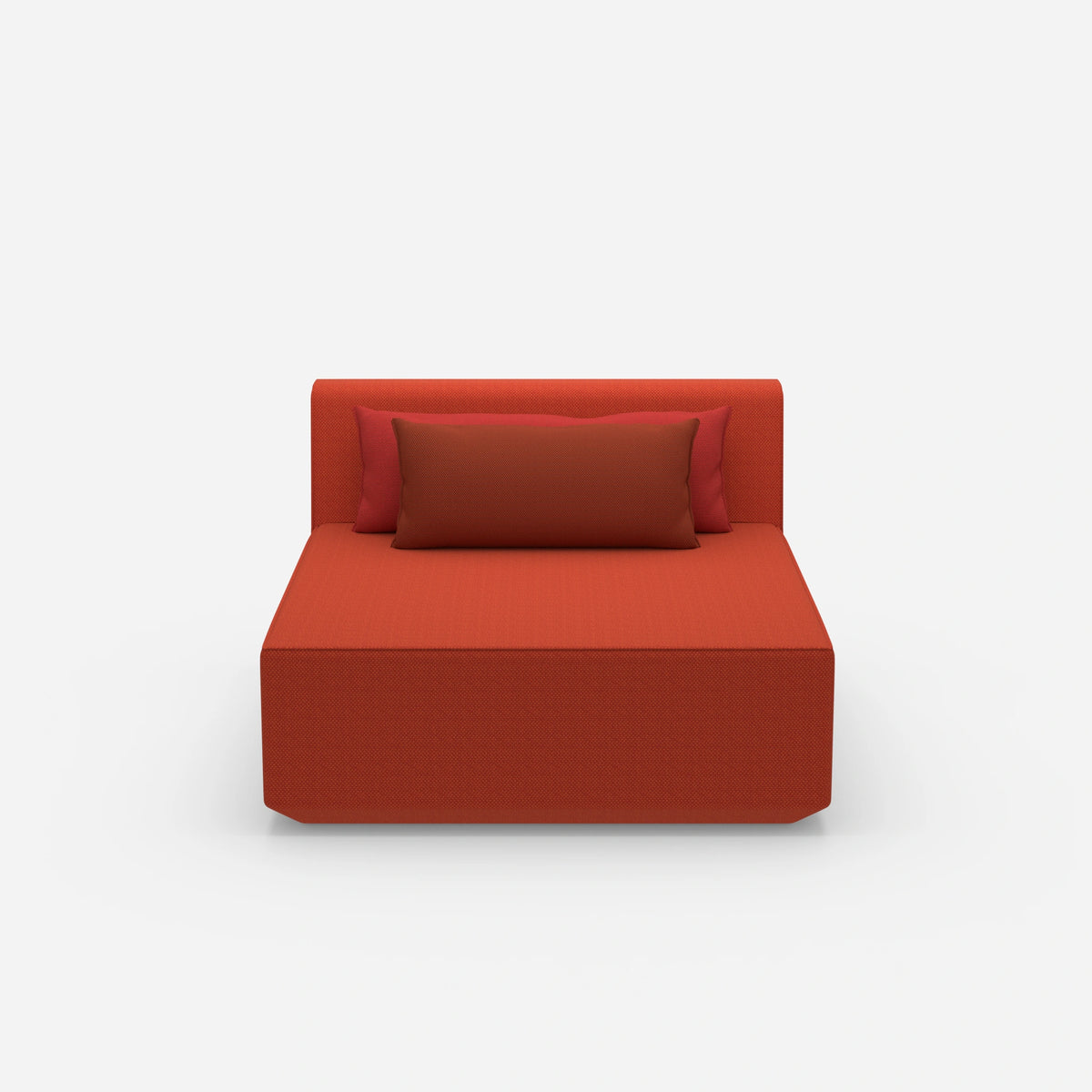 Sofa Recamiere breit von vorne