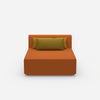 Sofa Recamiere breit von vorne