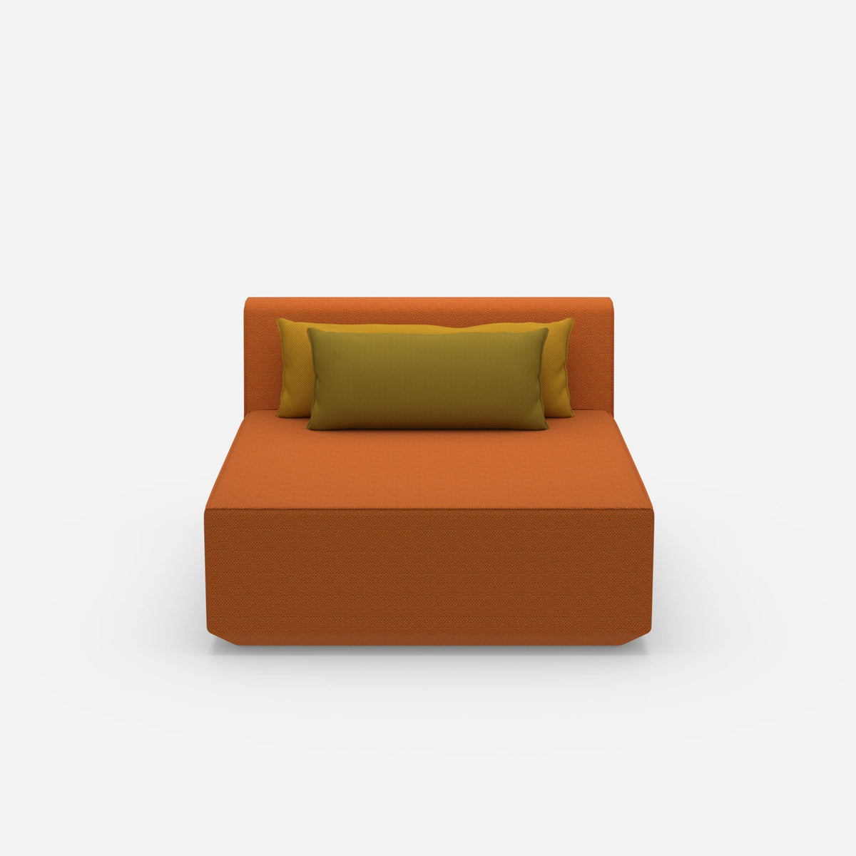 Sofa Recamiere breit von vorne