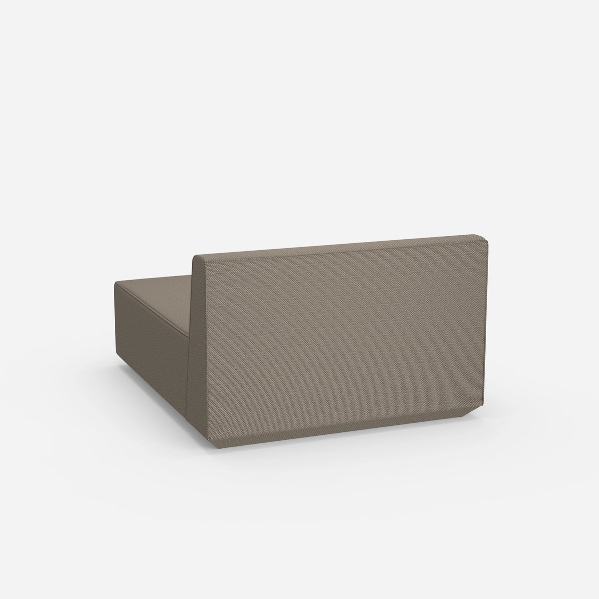 Sofa Recamiere breit von hinten