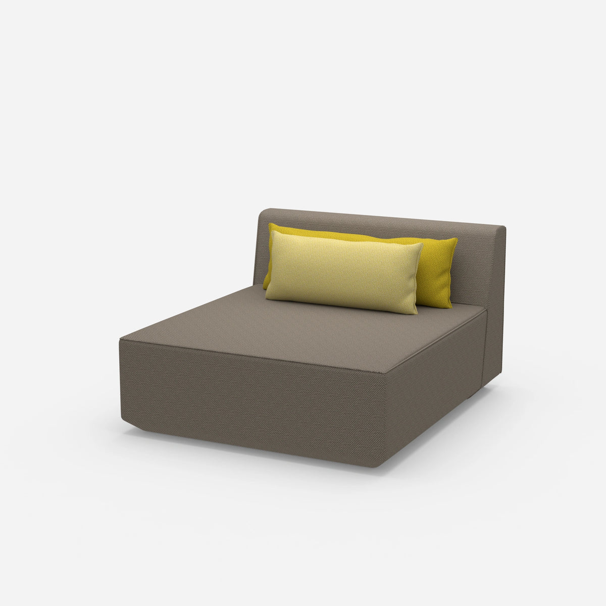 Sofa Recamiere breit von der Seite