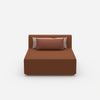 Sofa Recamiere breit von vorne