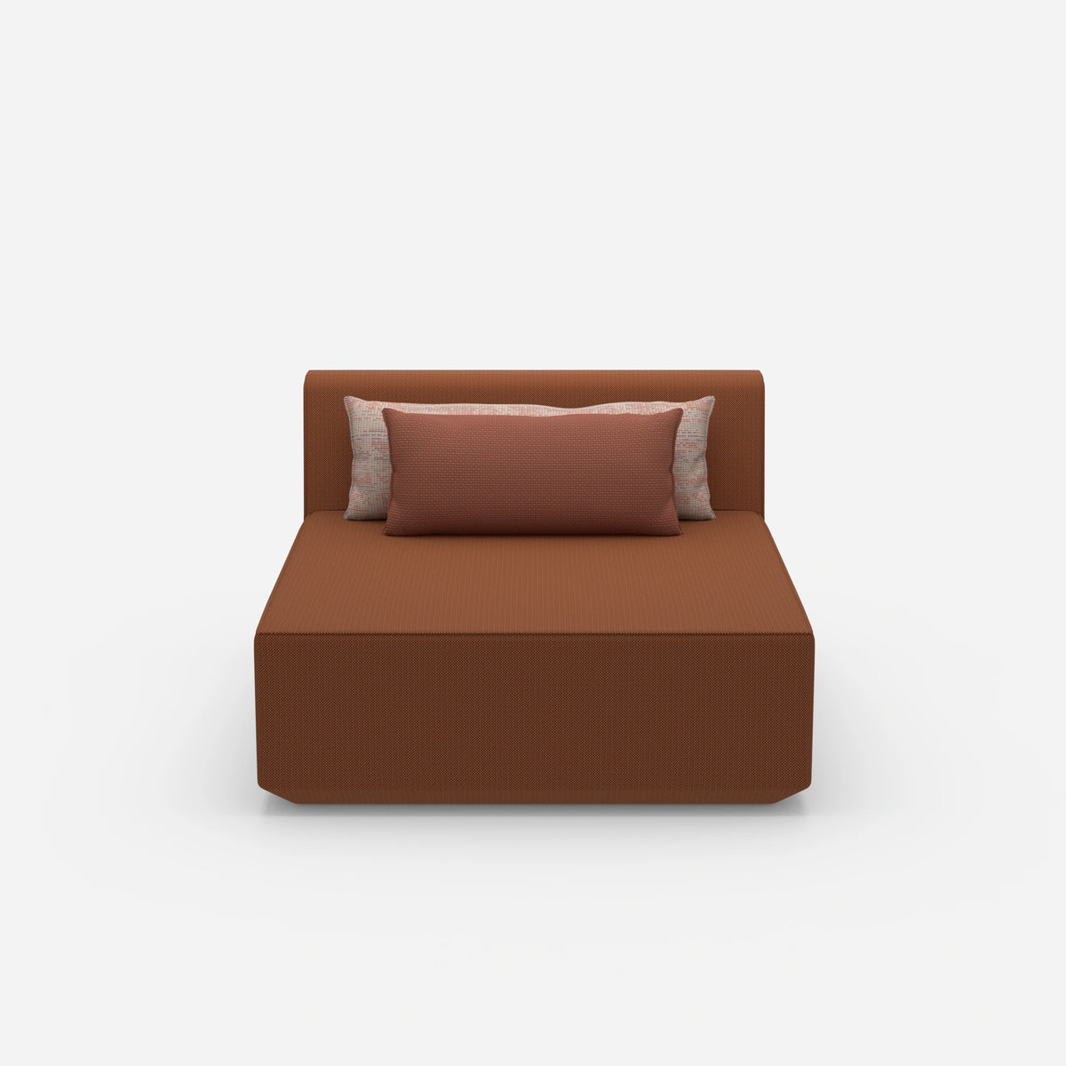 Sofa Recamiere breit von vorne
