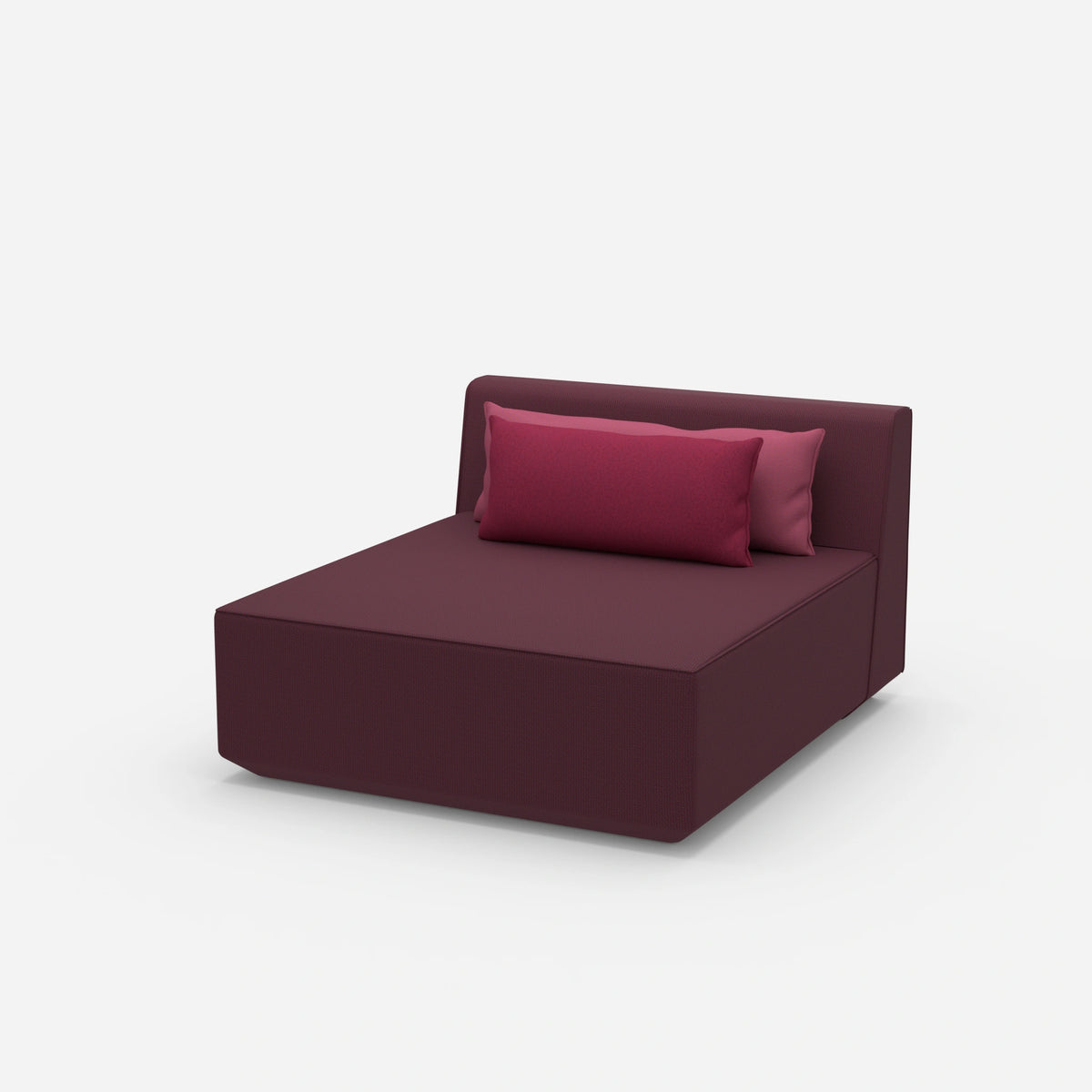 Sofa Recamiere breit von der Seite