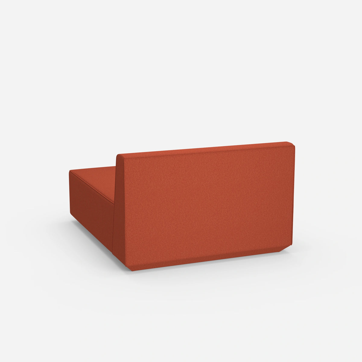 Sofa Recamiere breit von hinten