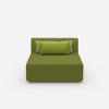 Sofa Recamiere breit von vorne
