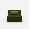 Sofa Recamiere breit von vorne