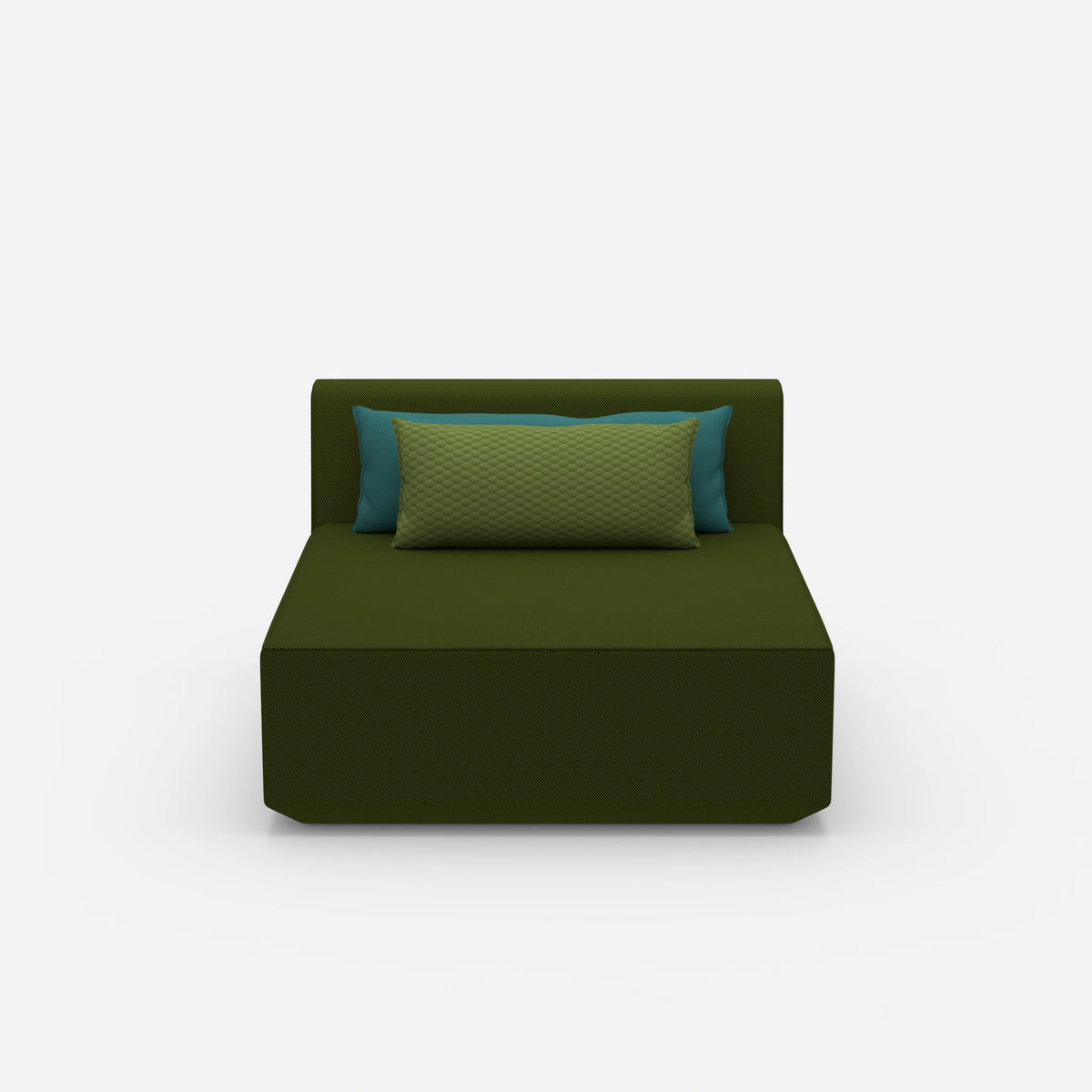 Sofa Recamiere breit von vorne