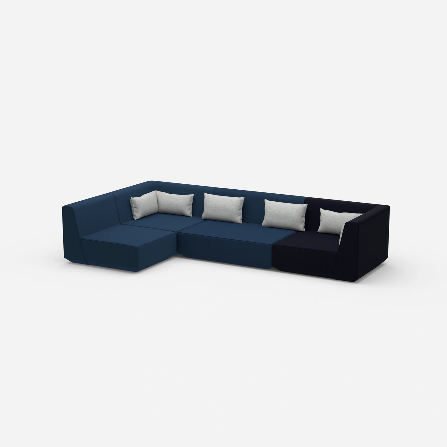 Sofaecke modern von der Seite