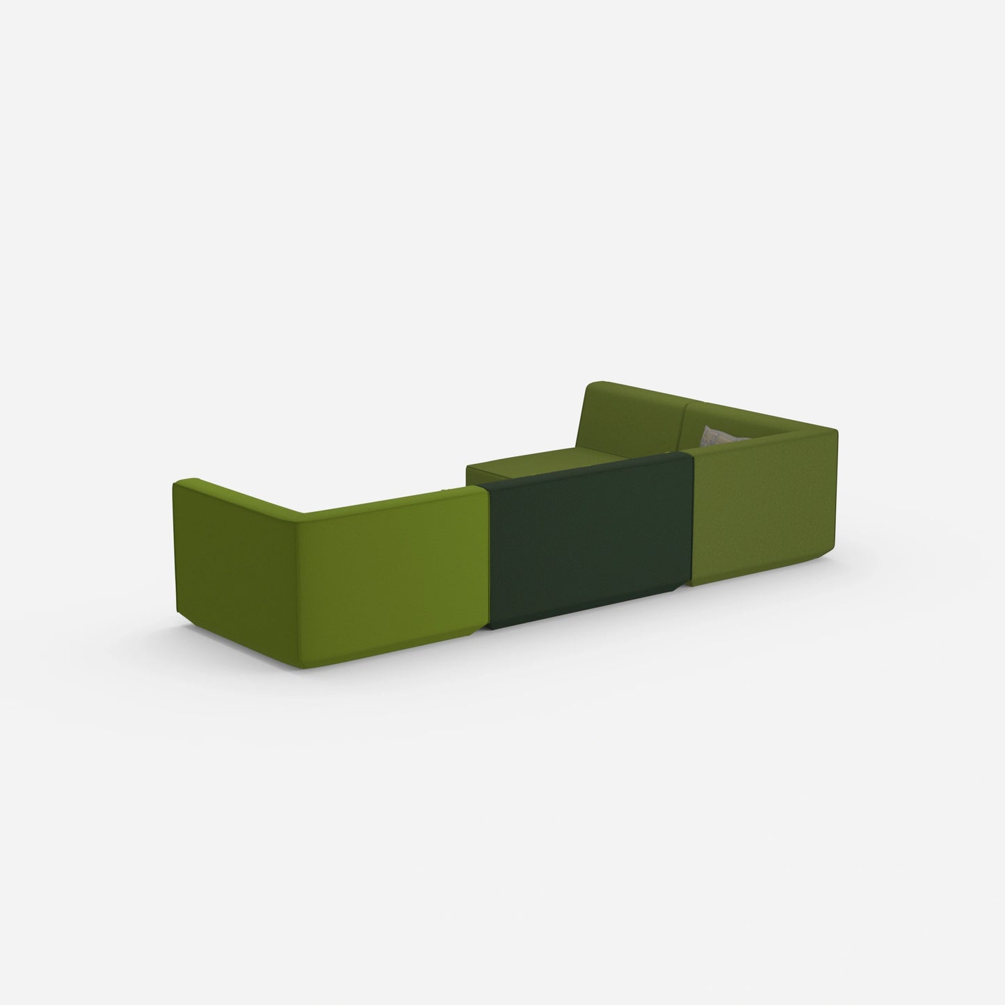 Sofaecke modern von hinten