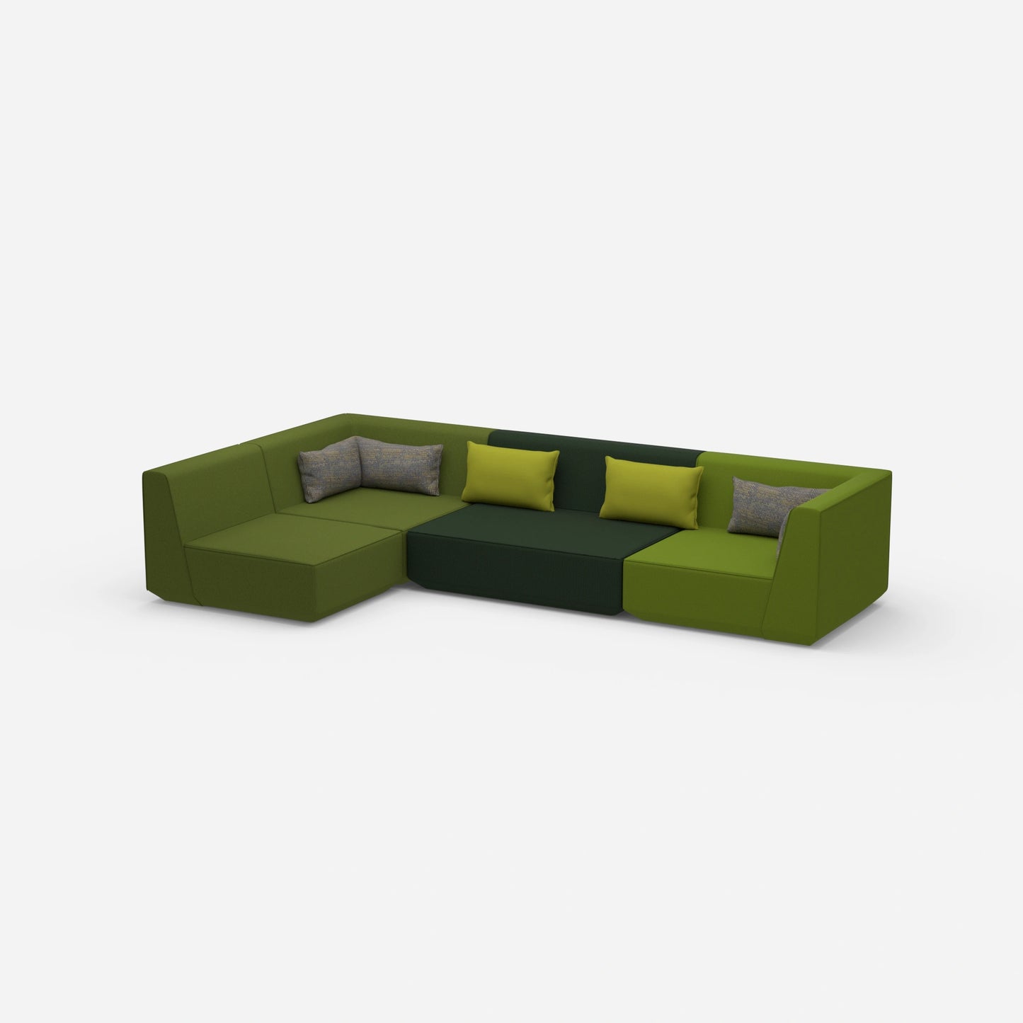 Sofaecke modern von der Seite