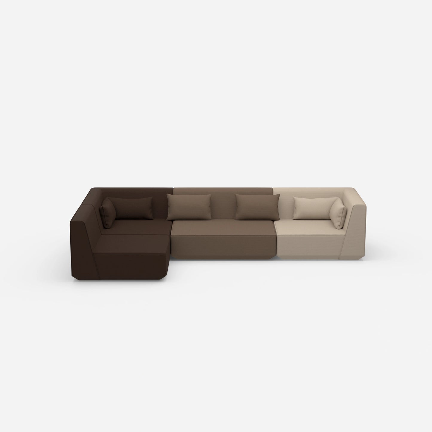 Sofaecke modern von vorne