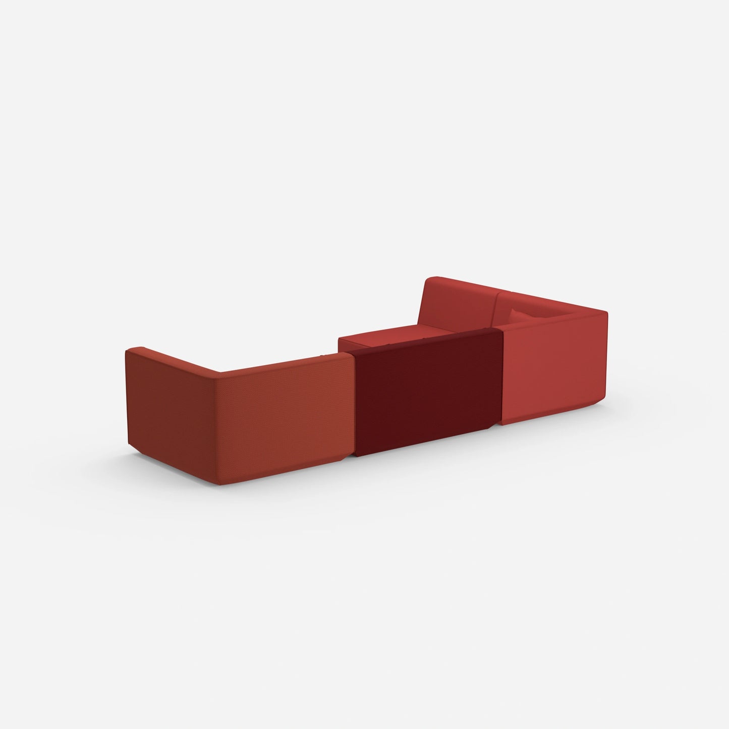 Sofaecke modern von hinten