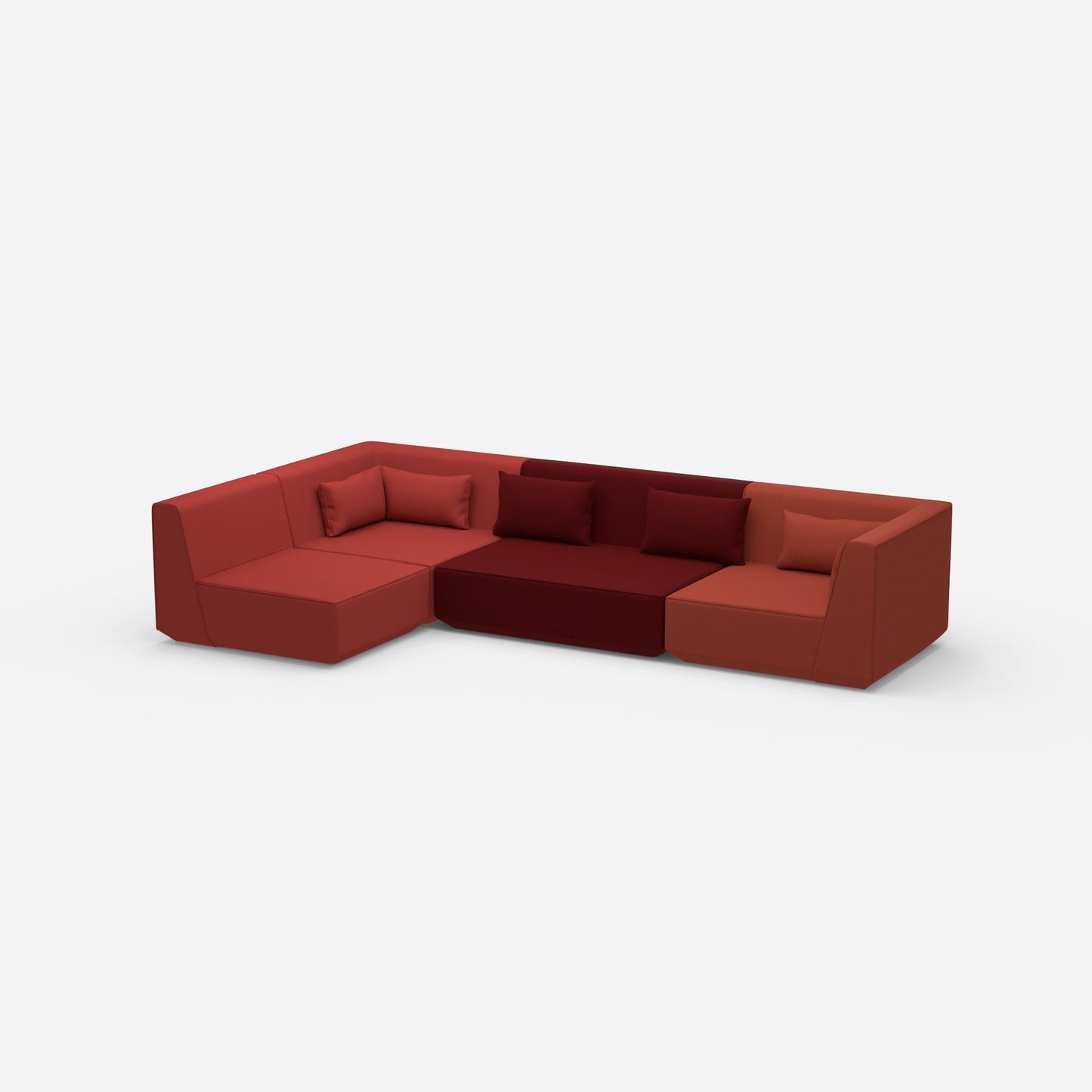 Sofaecke modern von der Seite