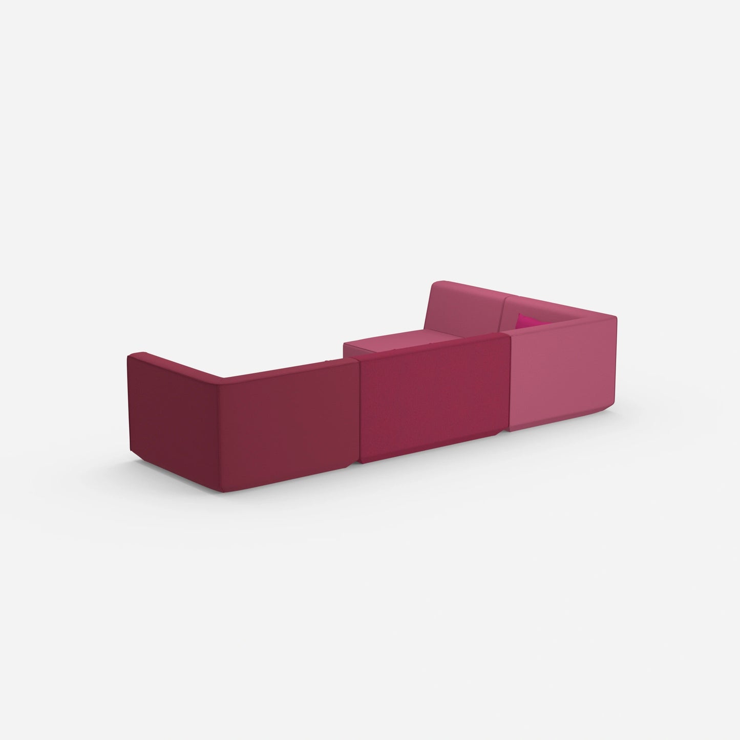 Sofaecke modern von hinten