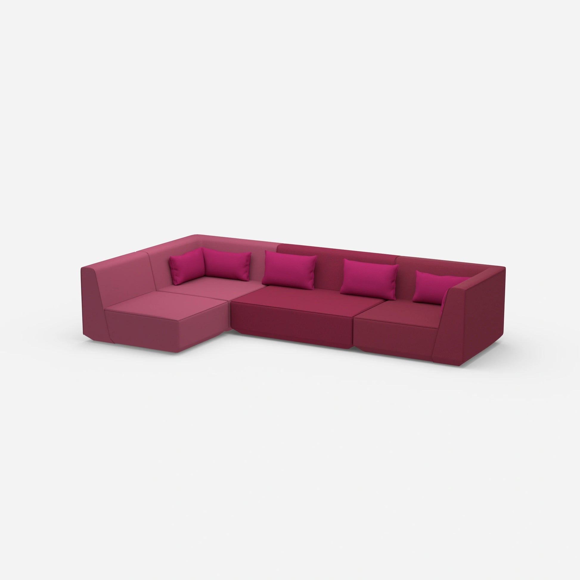 Sofaecke modern von der Seite