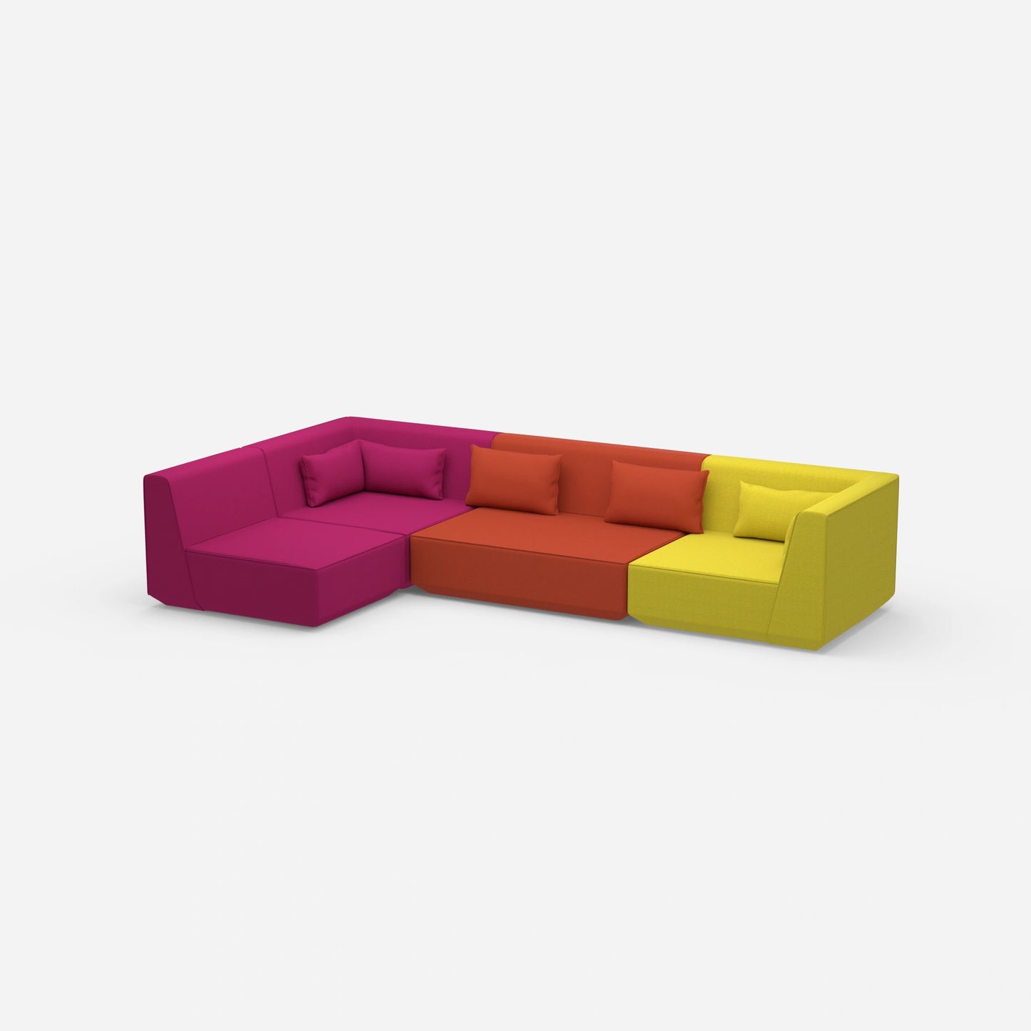 Sofaecke modern von der Seite