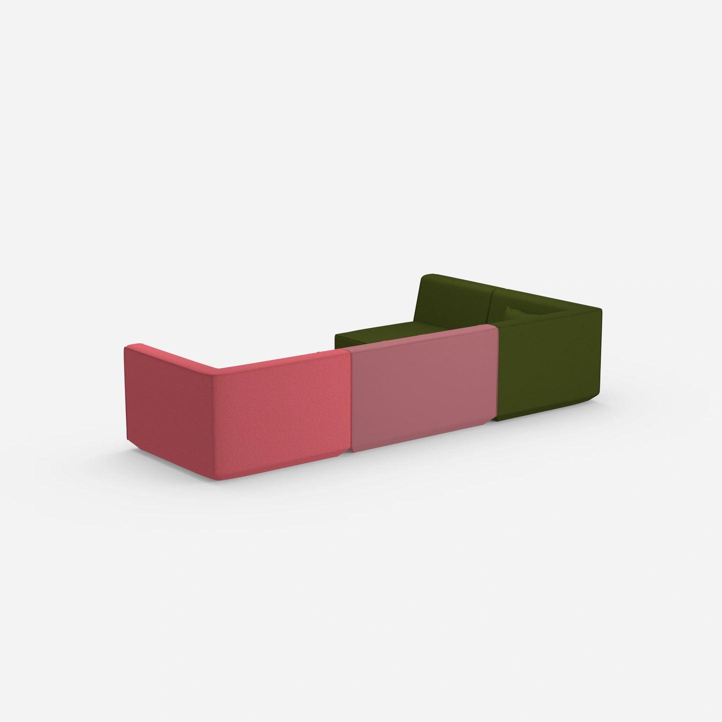 Sofaecke modern von hinten