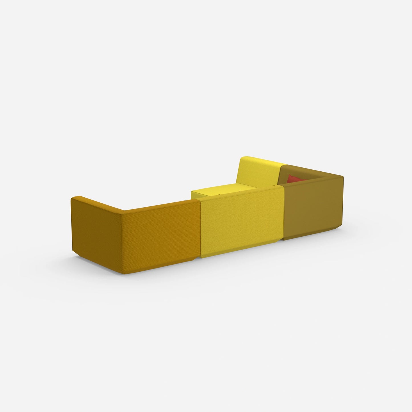 Sofaecke modern von hinten