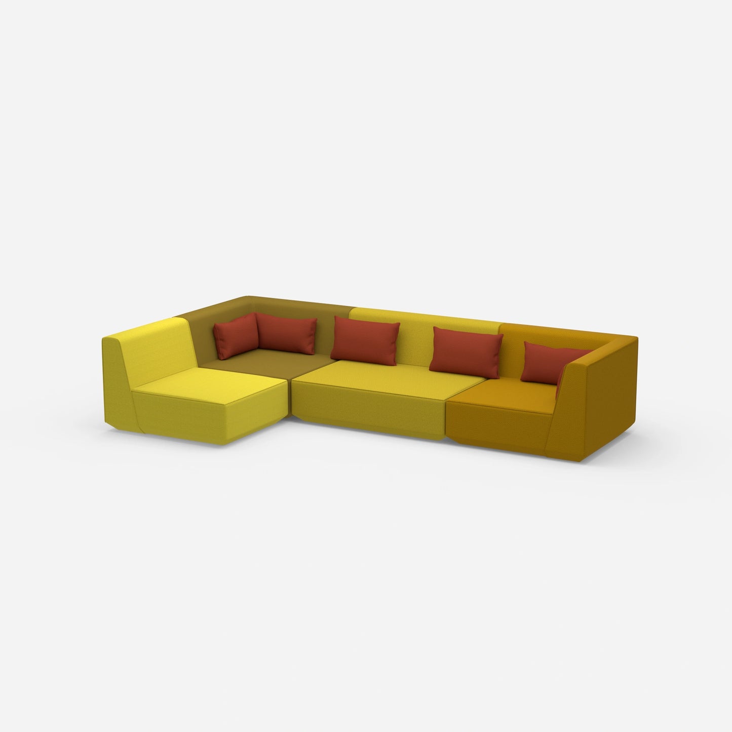 Sofaecke modern von der Seite