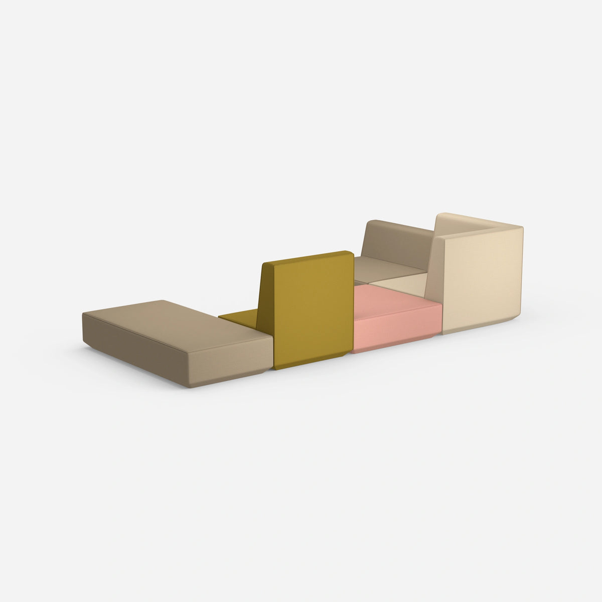 Sofalandschaft als Lounge von hinten