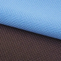 Stoffmuster Laser in der Farbe blau und braun.