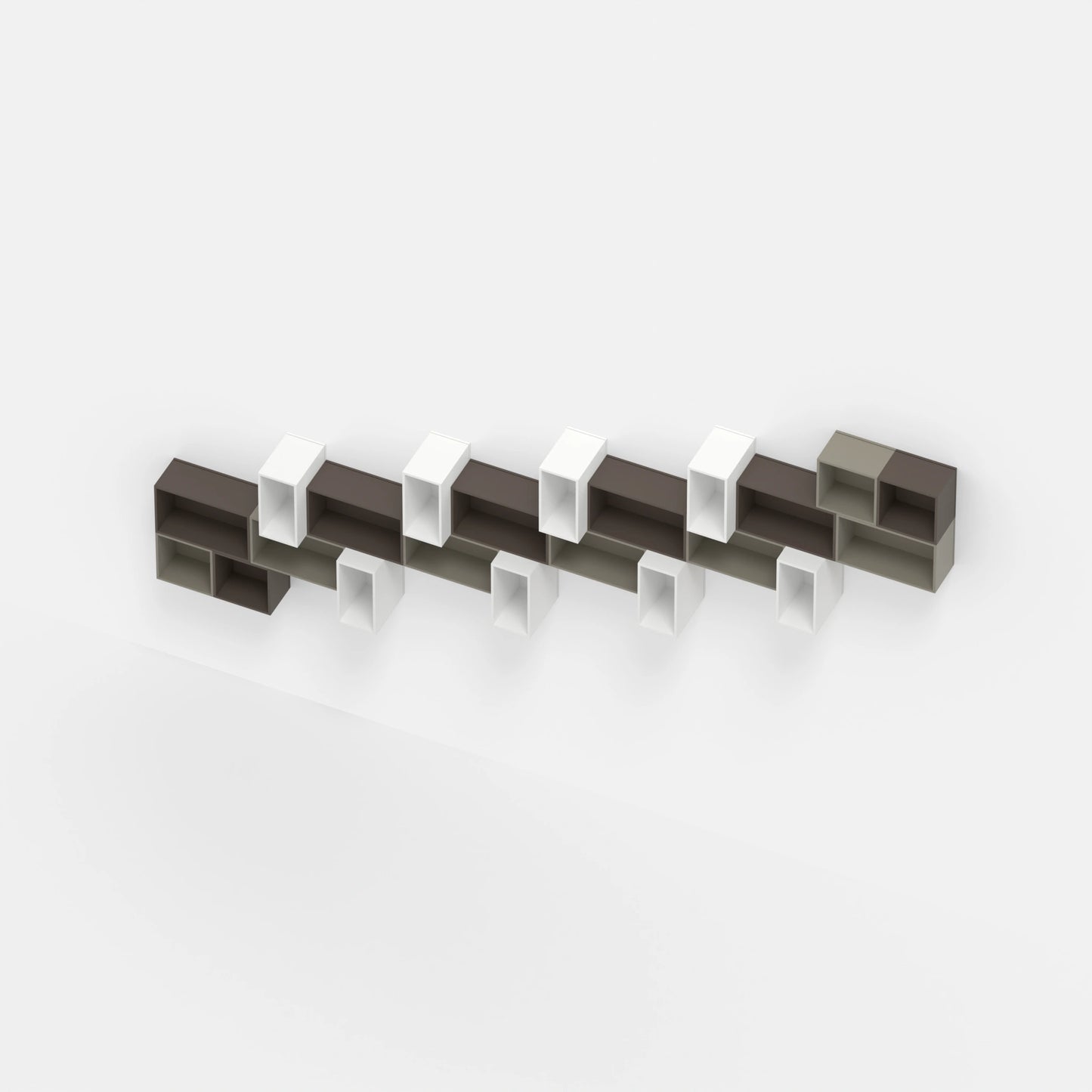 Staircase shelving RK055 from above