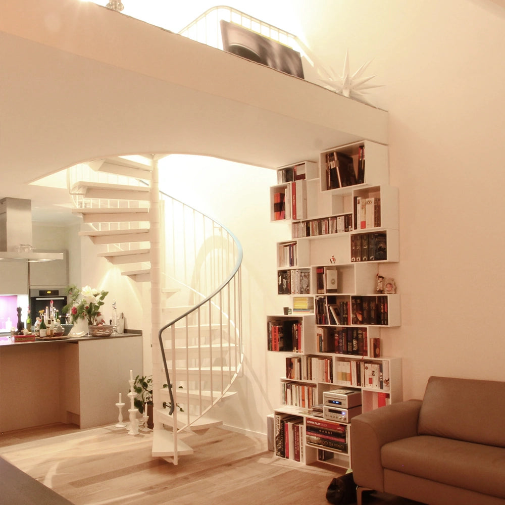 Staircase shelving RK271 from the left side