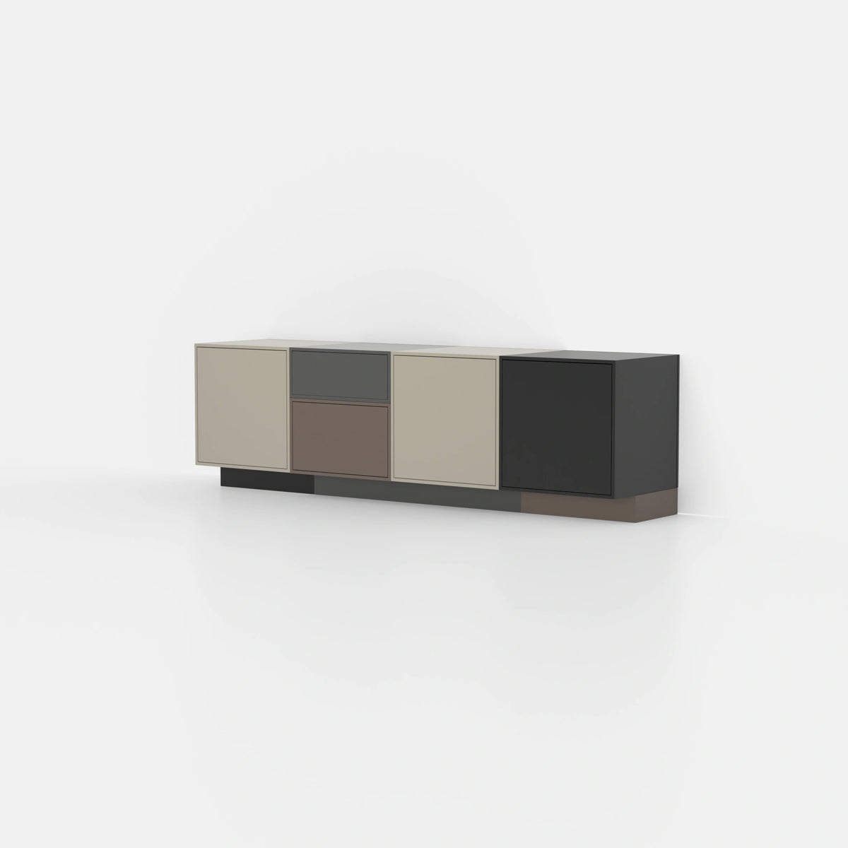 Türen-Regal RK1080 von der linken Seite