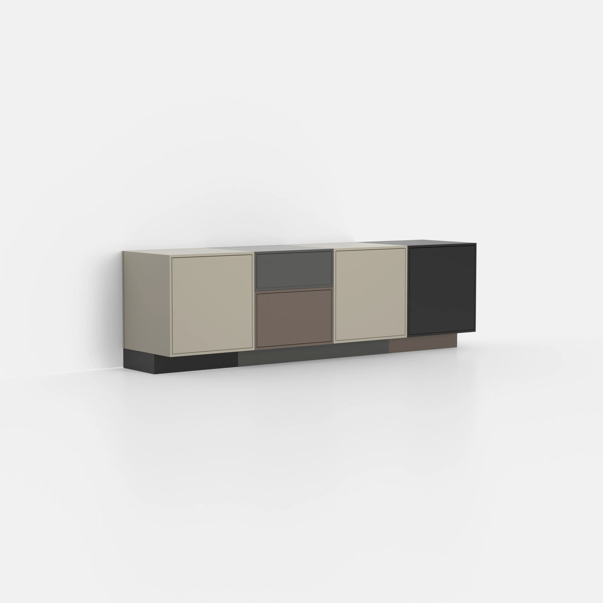 Türen-Regal RK1080 von der rechten Seite