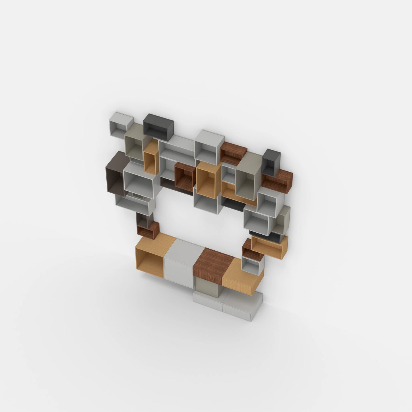 Étagère pour TV RK228 vue de dessus