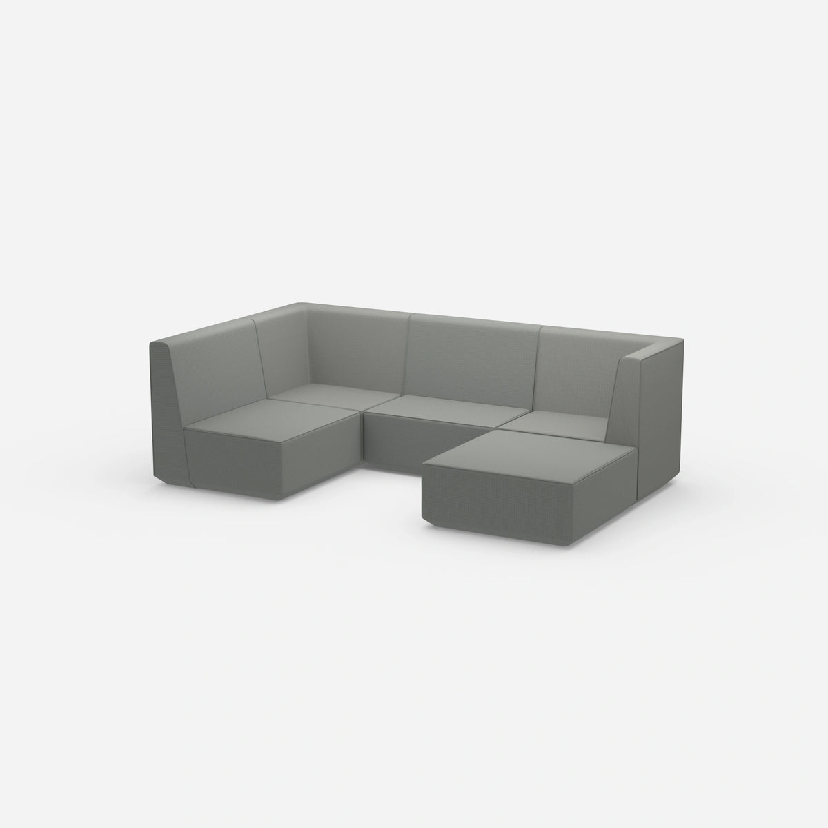 Wohnlandschaft konfigurierbar von der Seite