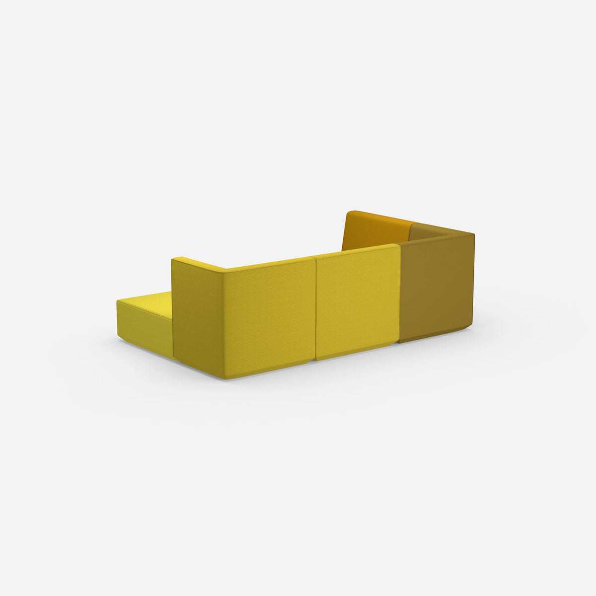 Wohnlandschaft konfigurierbar von hinten