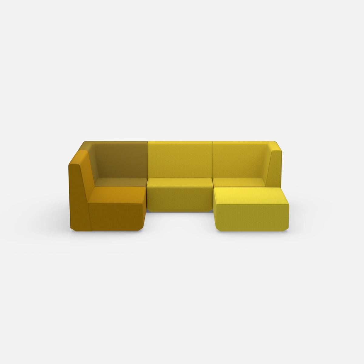 Wohnlandschaft konfigurierbar von vorne