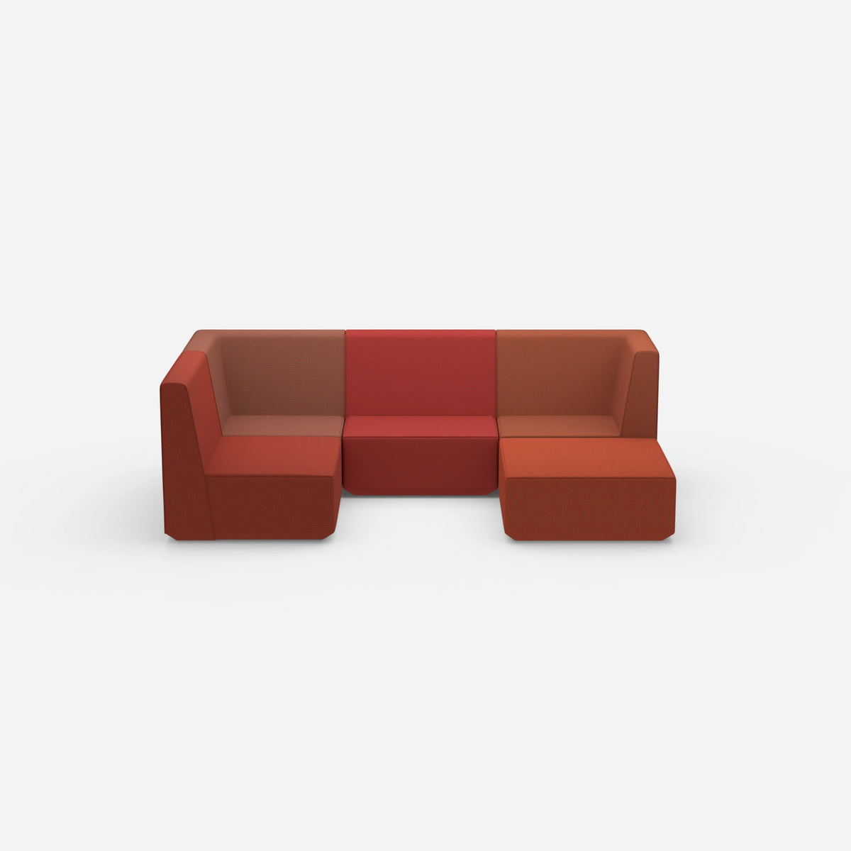 Wohnlandschaft konfigurierbar von vorne